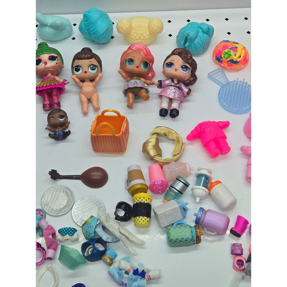 LOL Surprise Dolls Accessories Lot Outfits Shoes Hair Accessories Figures - Picture 3 of 7